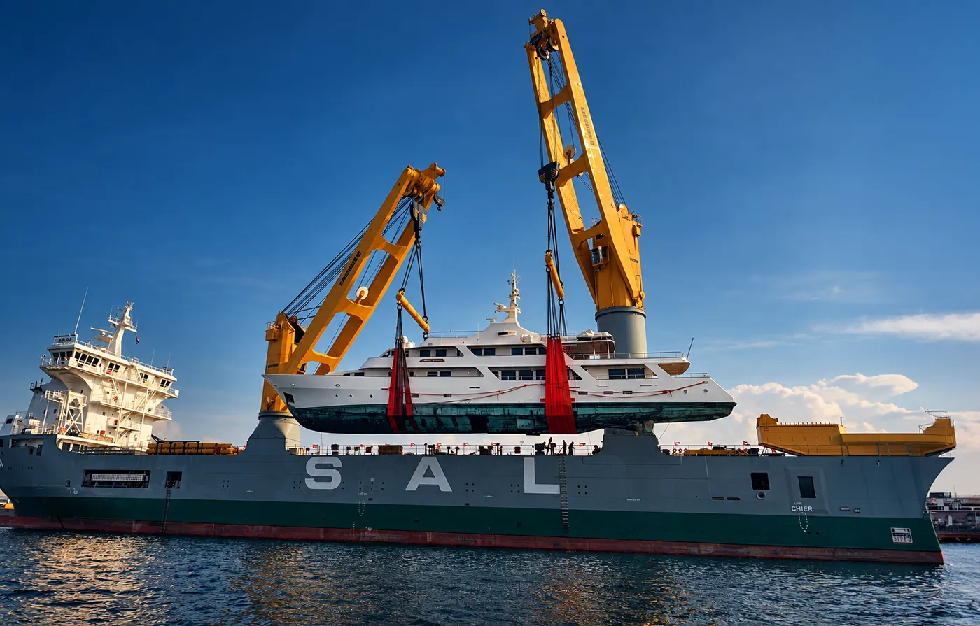 Cigisped yacht transport video